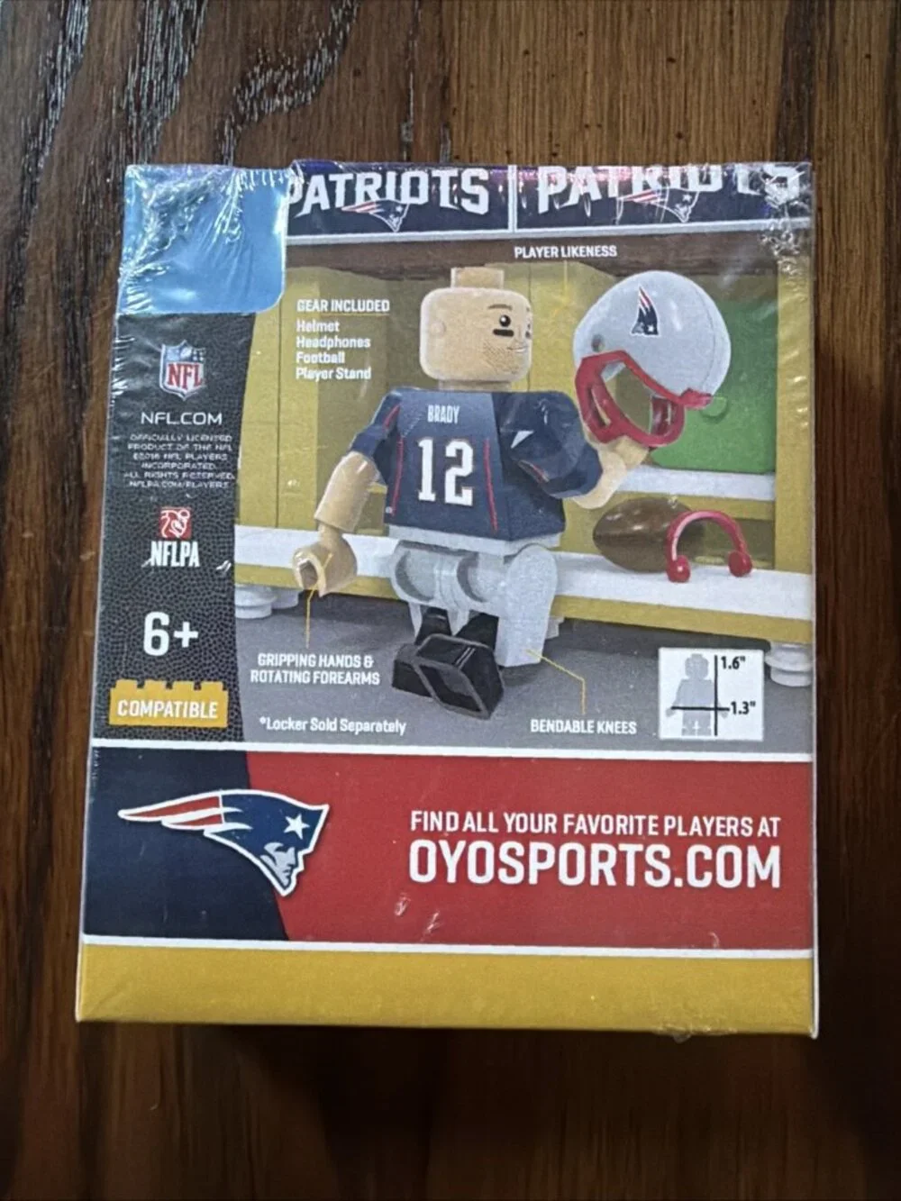 Oyo NFL Team Mini Figure New England Patriots TOM‎ BRADY RARE!
